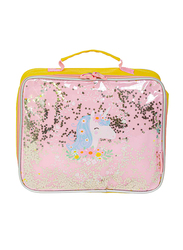 A Little Lovely Company Unicorn Glitter Cool Bag for Kids, Pink