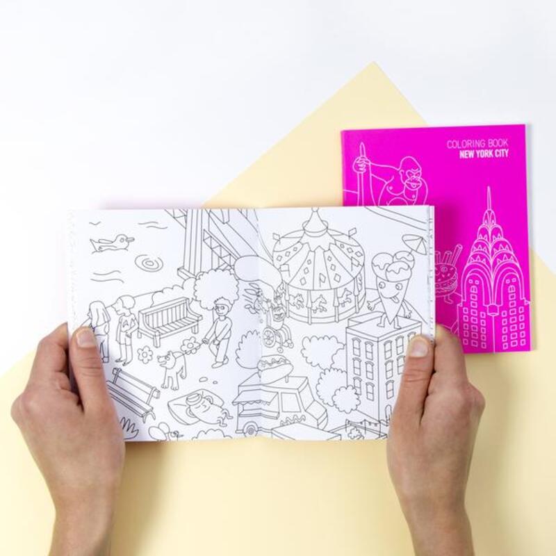 OMY New York Coloring Notebook, Ages 3+