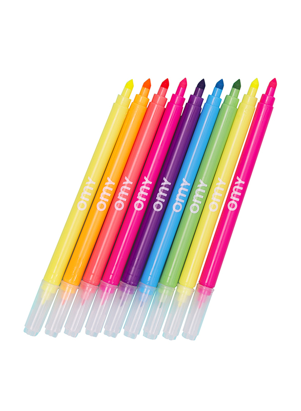 

OMY Felt Pen, 9 Piece, Neon Multicolour