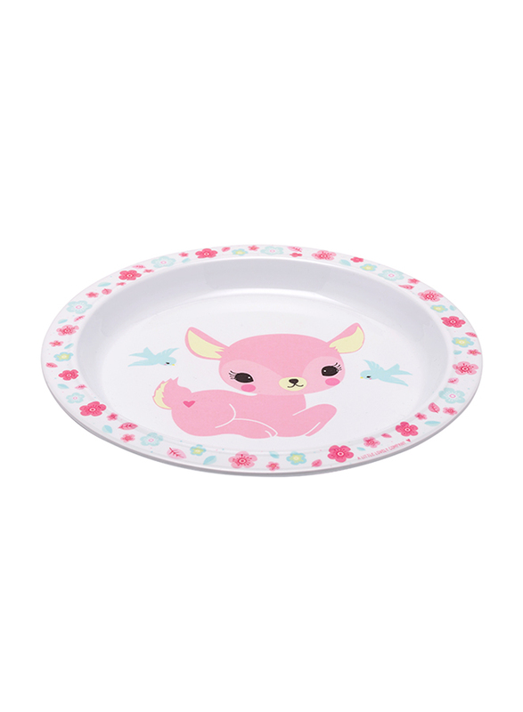 A Little Lovely Company Deer Dinner Set, White