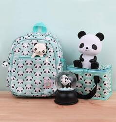 A Little Lovely Company Panda Backpack Bag for Girls, Green