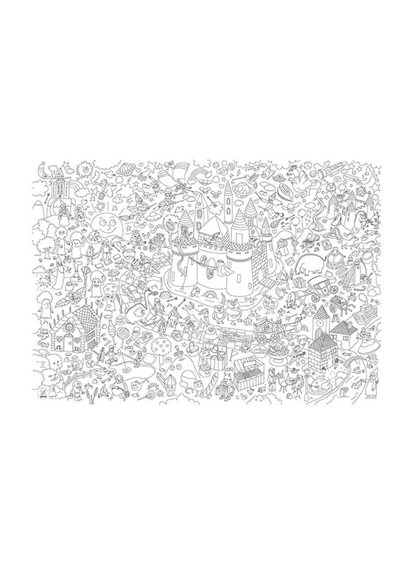 Omy Magic Life Large Poster, Black/White