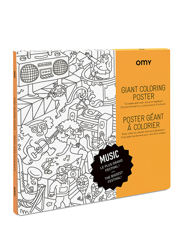 OMY Music Large Poster, Ages 3+