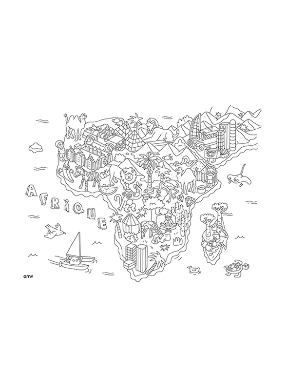 OMY Atlas Placemats, Ages 3+