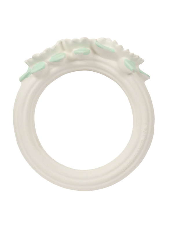 A Little Lovely Company Teething Ring, Daisy Chain, White