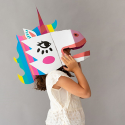 OMY Unicorn 3D Mask, Ages 3+