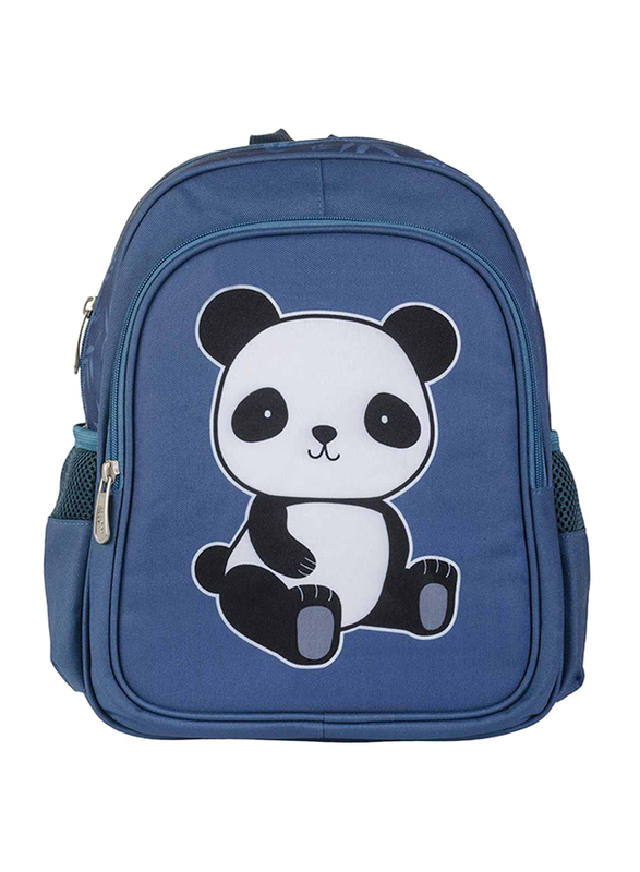 A Little Lovely Company Panda New Backpack Bag for Kids, Blue
