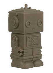 A Little Lovely Company Robot Money Box, Ash Brown, Ages 3+