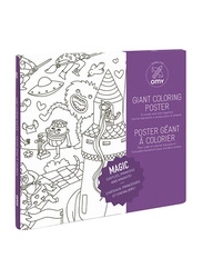 Omy Magic Life Large Poster, Black/White