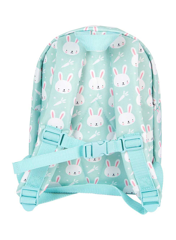 A little Lovely Company Rabbits Mini Backpack Bag for Girls, Green