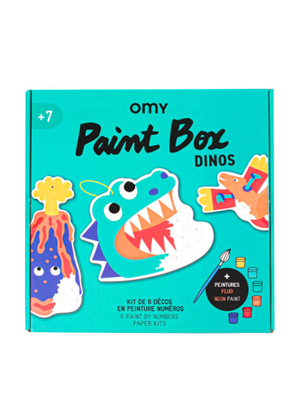

OMY Dinos Numeros Paint Box, Green