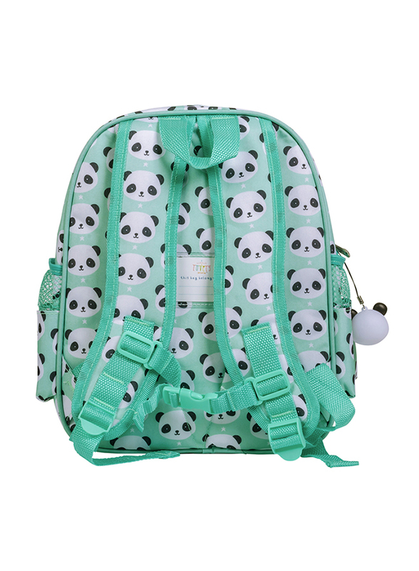 A Little Lovely Company Panda Backpack Bag for Girls, Green