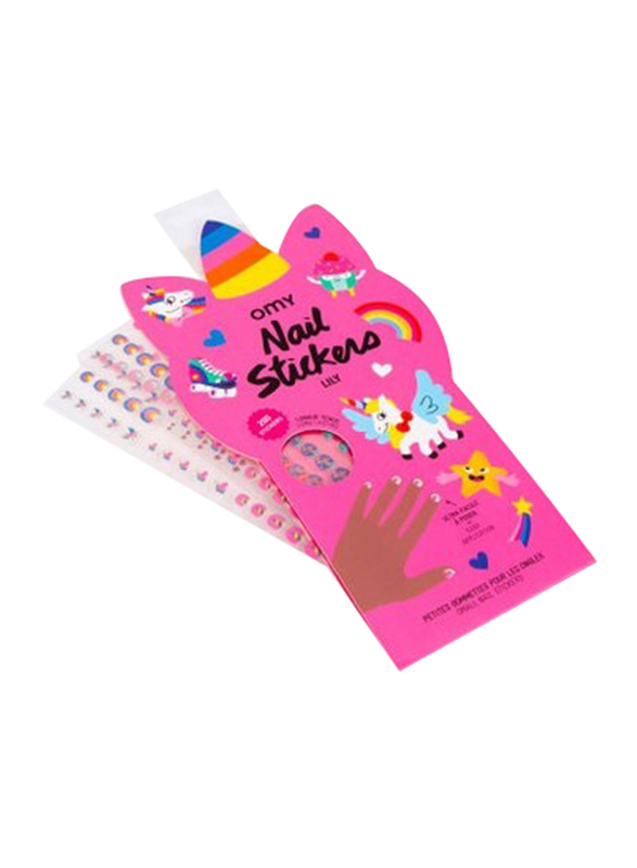 

OMY Lily Nail Stickers, Pink