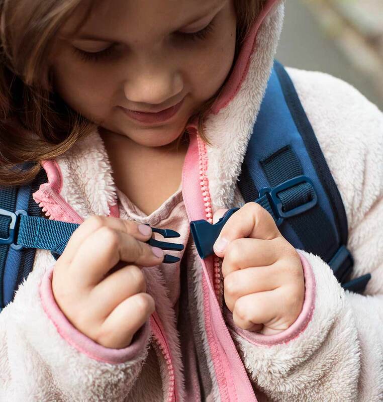 A Little Lovely Company Panda New Backpack Bag for Kids, Blue