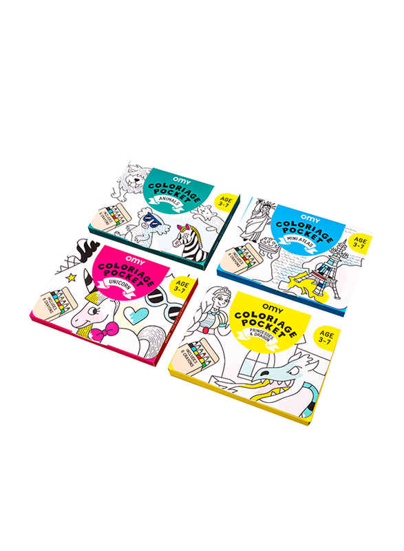 

OMY Pocket Coloring World, Multicolour