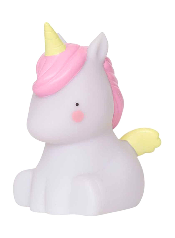 A Little Lovely Company Mini Light, Unicorn, White