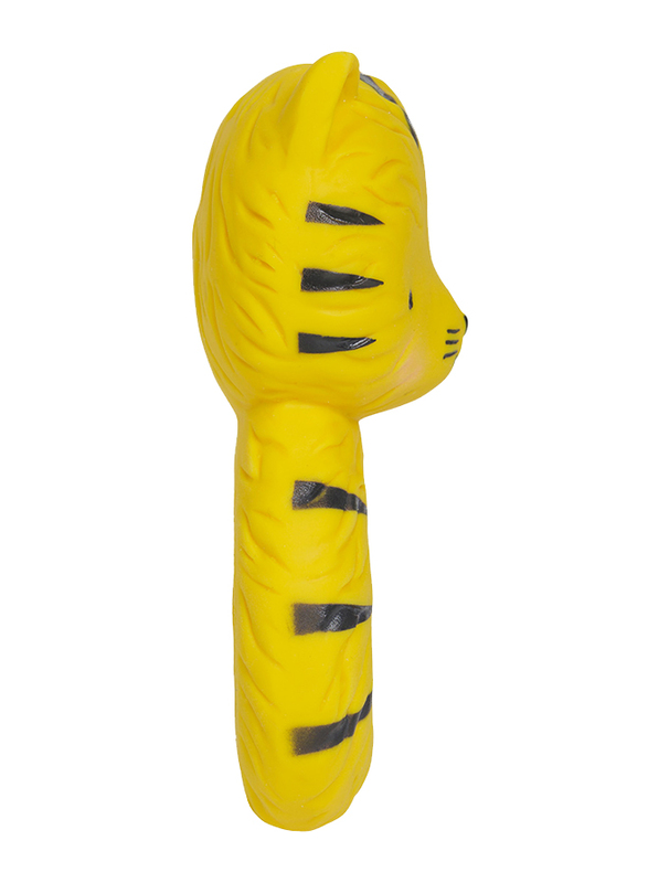 A Little Lovely Company Teething Ring, Tiger, Yellow