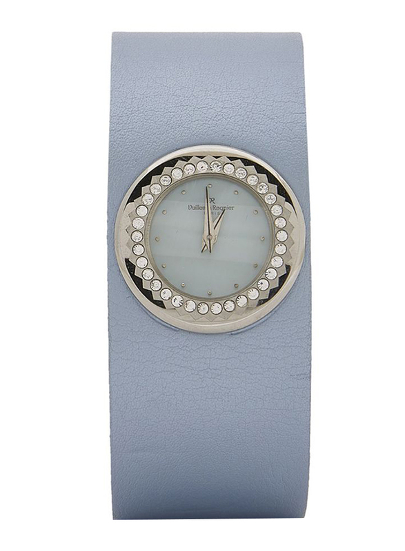 

Regnier Analog Watch for Women with Leather Band, Water Resistant, PG123D, Light Blue