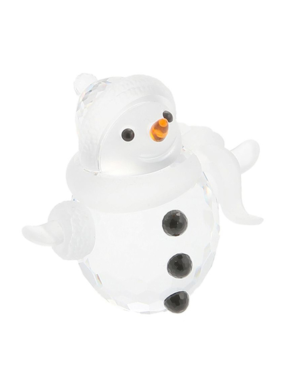 

Swarovski Memories Snow Man Figurine Indoor Decorative Accents, Clear