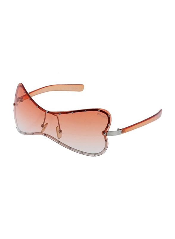 Lancaster Polarized Full Rim Butterfly Sunglasses for Women, Orange Lens, JO244, 60/25/120