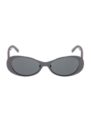 Rochas Full Rim Oval Sunglasses for Women, Grey Lens, 930902, 110/11/130