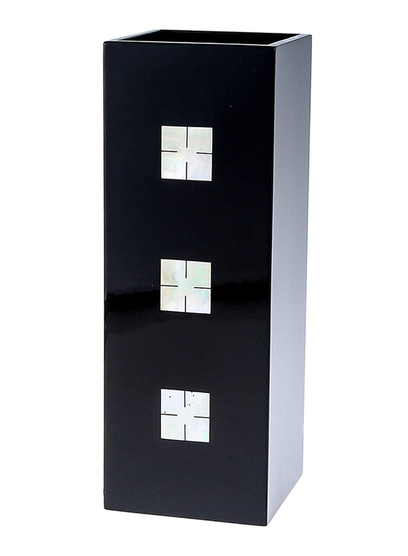 

NGA Lacquer Indoor Ware Vase, Black