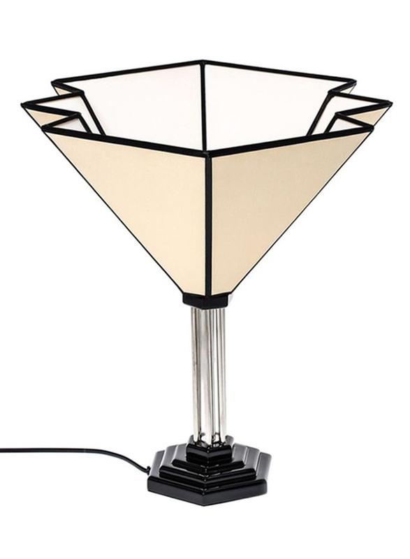 

NGA Stunning Ibiza Table Lamp, Beige/Black