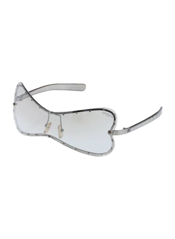 Lancaster Polarized Full Rim Butterfly Sunglasses for Women, Clear Lens, SG209, 60/25/120
