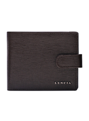 Lencia Leather Bi-Fold Wallet for Men, LMW-15997, Brown