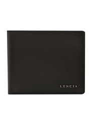 Lencia Leather Bi-Fold Wallet for Men, LMW-16001, Oak Brown