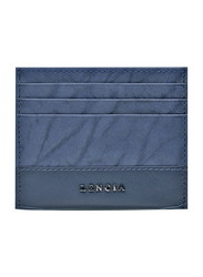 Lencia Leather Card Holder for Men, LMWC-15991, Navy Blue