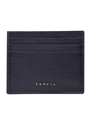 Lencia Leather Card Holder for Men, LMWC-15994, Dark Blue