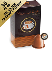 Real Coffee Caramel Nespresso Compatible Coffee, 30 Capsules