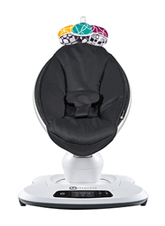 4moms MamaRoo 4.0 Baby Bouncer Swing, with Music, Black Classic