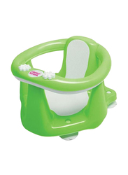 OKBaby Flipper Evolution with Slip Free Rubber Baby Bath Seat, Green