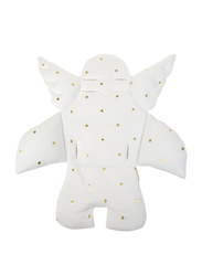Childhome Evolu 2 & Lambda Angel Universal Seat Cushion Gold Dot, White