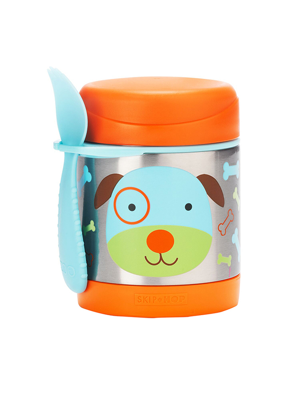 

Skiphop Dog Zoo Food Jar, Orange