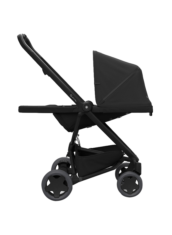 Quinny Zapp Flex Plus Single Stroller, Black on Black
