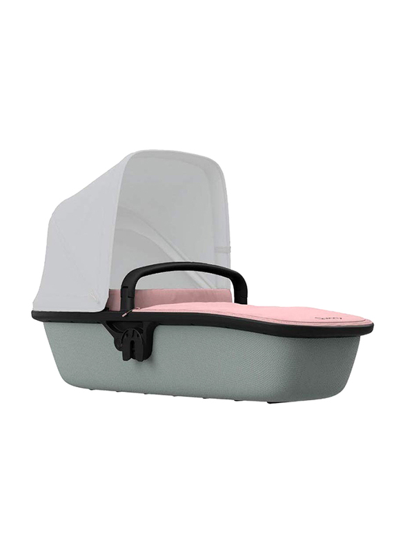 Quinny Zap LUX Carrycot, Blush On Grey