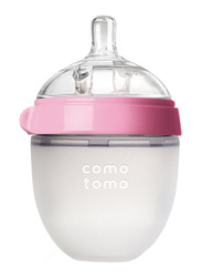 Comotomo Natural Feel Baby Bottle 150ml, Pink