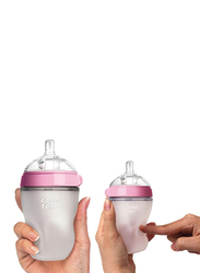 Comotomo Natural Feel Baby Bottle 250ml, Pink