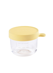 Beaba Conservation Jar Glass, 150ml, Yellow