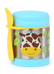 Skiphop Giraffe Zoo Food Jar, Light Blue