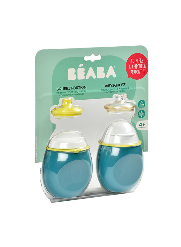 

Beaba 2-in-1 Set BabySqueez Portion, Blue