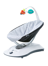 4moms RockaRoo Baby Bouncer Swing, with Music, Grey Classic