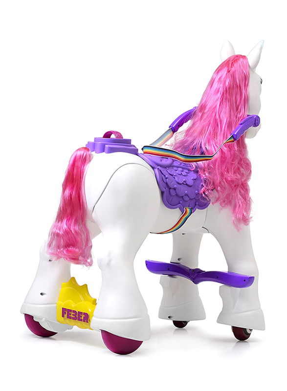 Feber My Lovely Unicorn Electric 12V Ride On, Ages 3+