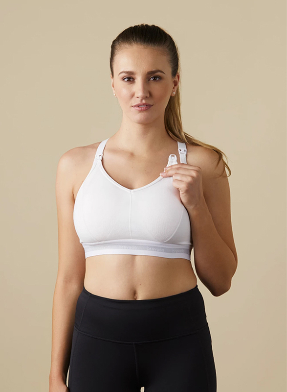 Bravado Original Full Cup Nursing Bra, Small, White