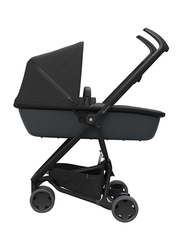 Quinny Zap LUX Carrycot, Black On Graphite