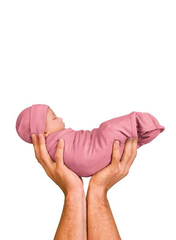 Merino Kids Cocooi Babywrap Set, Raspberry