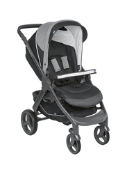 Chicco Duo StyleGo Up Single Stroller, Jet Black